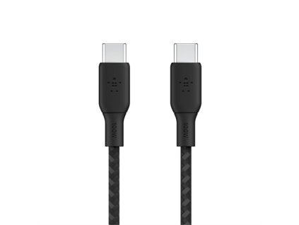 Belkin kábel Boost Charge Double-Braided USB-C to USB-C 100W 3m - Black