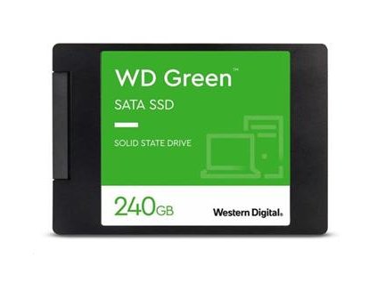 WD GREEN SSD 3D NAND WDS240G3G0A 240GB SATA/600, (R:500, W:400MB/s), 2.5"