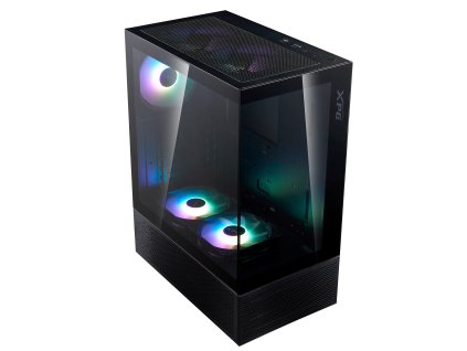Adata XPG INVADER X MINI/Midi Tower/Transpar./Čierna