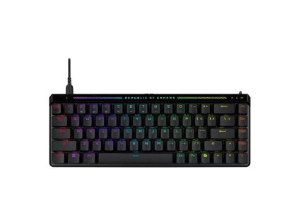 ASUS Klávesnice ROG FALCHION ACE HFX, Mechanická, Magnetický switch, USB, US, černá