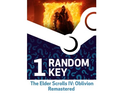 Skúste získať The Elder Scrolls IV: Oblivion Remastered - Random 1 Key (PC) Steam Key