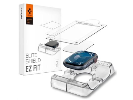 Spigen ochranné sklo Eliteshield EZ Fit pre Apple Watch 10 46mm - Clear