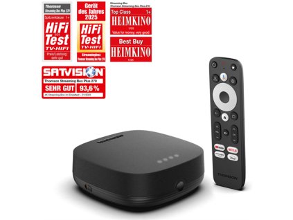 Thomson Streaming Box Plus 270 - 4K UHD, Google TV, Dolby Vision+Atmos