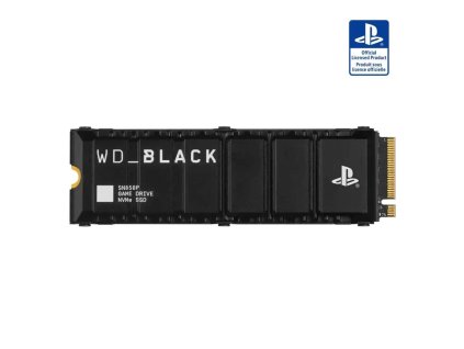 WD BLACK SSD NVMe 2TB PCIe SN850P pro PS5, Gen4, (R:7300, W:6600MB/s), Chladič