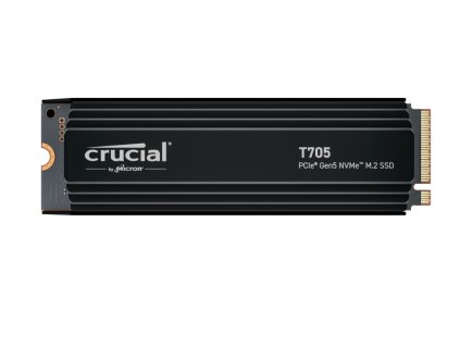 CRUCIAL T705/1TB/SSD/M.2 NVMe/Čierna/Heatsink/5R