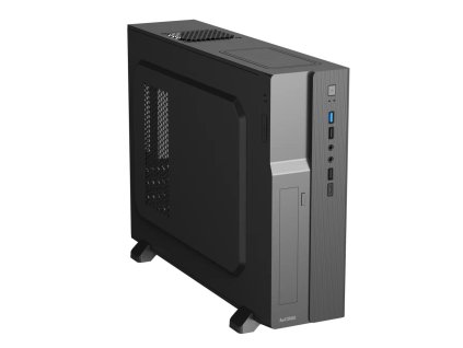 1stCOOL SFF COMPACT 1, skrinka mATX, USB-C, USB3.0, 2xUSB2.0, CR, čierna