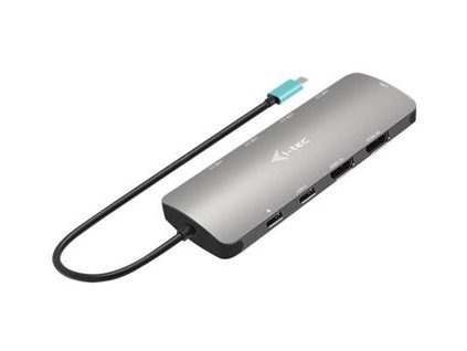 i-tec USB-C Metal Nano 2x HDMI Docking Station, PD 100W