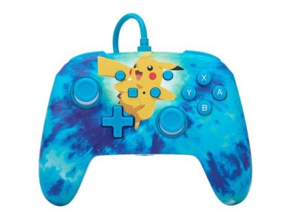 PowerA Enhanced Wired Controller for Nintendo Switch - Tie Dye Pikachu
