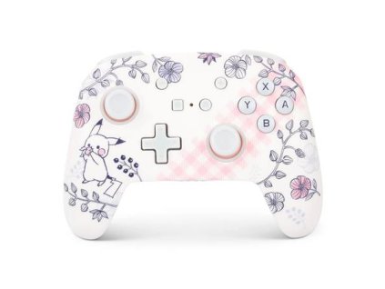 PowerA Enhanced Nabíjecí bezdrátový herní ovladač pro Nintendo Switch - Pokémon Pikachu Garden