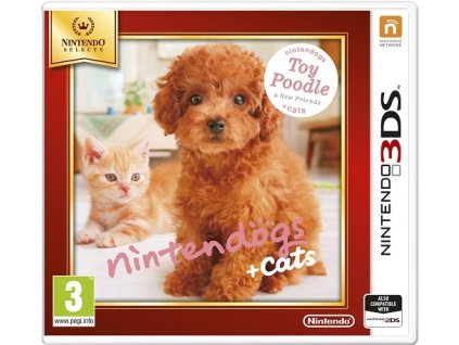 3DS Nintendogs+Cats-Toy Poodle&new Friends Select