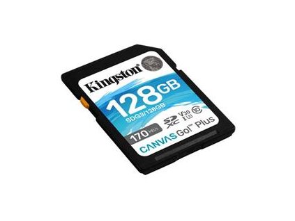 KINGSTON 128GB SDXC Canvas Go Plus Gen4 200MB/s C10 UHS-I U3 V30