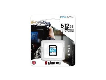 KINGSTON 1TB SDXC Canvas Go Plus Gen4 200MB/s C10 UHS-I U3 V30