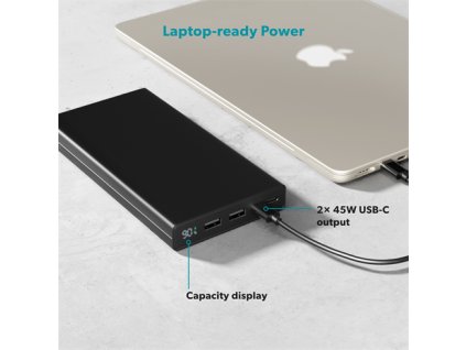 Epico UltraPack 45W 30000mAh hliníková powerbanka EP29 - čierna
