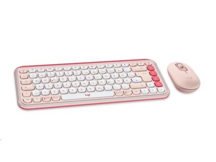 LOGITECH POP ICON COMBO - ROSE - US INT'L - INTNL-973