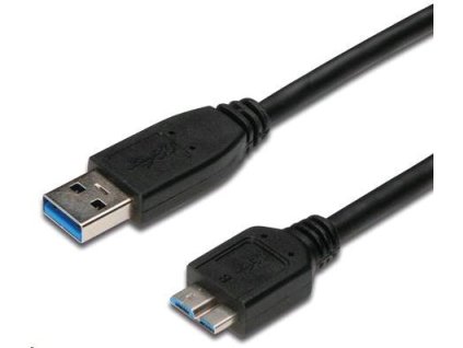 Kábel USB PREMIUMCORD 3.0 A - Micro B 3m, prepojenie (M/M)