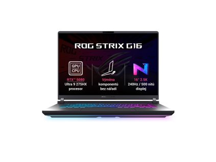 ASUS ROG STRIX G16/G615LW-NEBULA007W/U9-275HX/16''/2560x1600/32GB/1TB/RTX 5080/W11H/Gray/2R