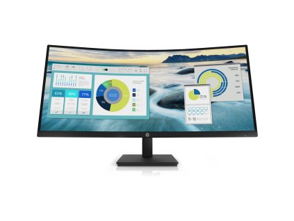 HP LCD P34hc 34" širokouhlý VA (3440x1440, 5ms, 250nits, 3500:1,DP, HDMI, USB-C(DP, 65W out),USB 3.2 4x, 3w Repro