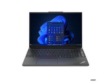 LENOVO ThinkPad E16 G2, Ryzen 5 7535HS, 16.0˝ 1920x1200 WUXGA, UMA, 16GB, SSD 512GB, W11H, matný, 3y OS