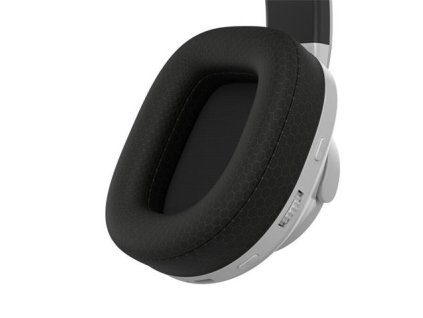 Canyon Ego GH-16, herný headset, bezdrôtový Bluetooth v5.3 / 2.4 GHz / drôtový 3.5mm jack, 20 hod, USB-C nab, biely