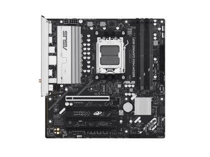 ASUS MB Sc AM5 B850M MAX GAMING WIFI, AMD B850, 4xDDR5, 1xDP, 1xHDMI, WiFi, mATX