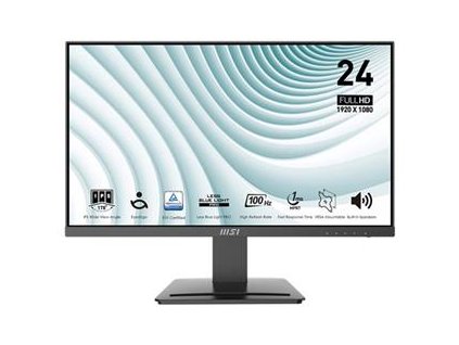 MSI monitor PRO MP243X 23,8" IPS/FHD/100Hz/1ms/HDMI/DP/černá