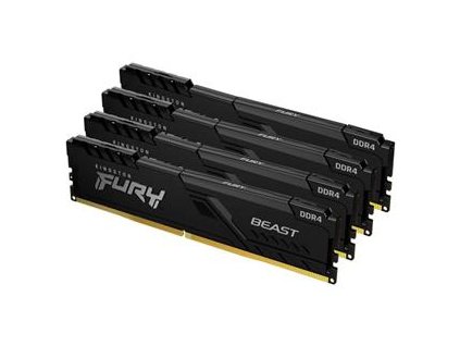 KINGSTON 32GB 3200MT/s DDR4 CL16 DIMM (Kit of 4) FURY Beast Black