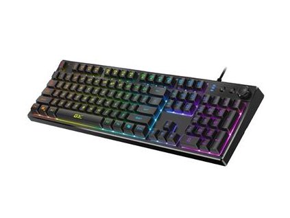 Genius GX Gaming Scorpion K7 Plus Klávesnice, herní, drátová, RGB podsvícení, copilot klávesa, CZ+SK layout, USB, černá