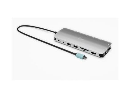 i-tec USB-C Metal Nano 3x Display Dock, 2x HDMI 1x USB-C video, Power Delivery 140W