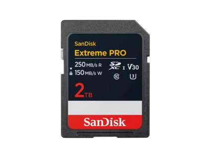 SanDisk SDXC karta 2TB Extreme PRO (250 MB/s Class 10, UHS-I U3 V30)