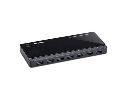 TP-Link UH720, 7 ports USB 3.0 Hub, Desktop, 2x nabíjecí port a 12V/2.4A power adapter included