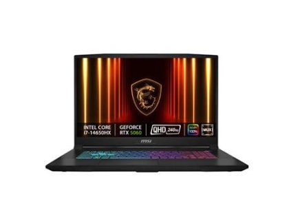 MSI Katana 17 HX B14WFK-078CZ/i7-14650HX/32GB/1TB SSD/RTX 5060, 8GB/17,3"QHD IPS, 240Hz/Win 11 home/černá