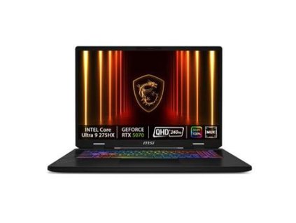 MSI Crosshair 17 HX AI D2XWGKG-039CZ/Core Ultra 9 275HX/32GB/2TB SSD/RTX 5070, 8GB/17"QHD+ IPS, 240Hz/Win 11 home/černá