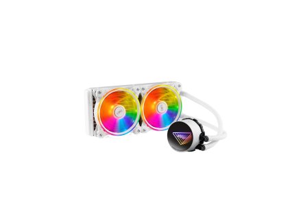 XPG Levante X 240 vodné chladenie CPU, RGB, biela