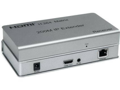 PremiumCord HDMI matrix extender na 200m, over IP, pro počítačovou síť