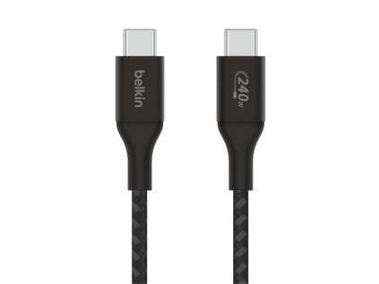 Belkin Boost charge USB-C kabel 240W, 1m, černý