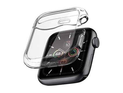 Spigen kryt Ultra Hybrid pre Apple Watch 4/5/6/SE/SE 2 44mm - Crystal Clear