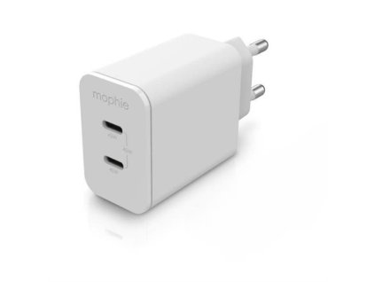 Mophie - Sieťový adaptér 45W GaN USB-C PD - biela