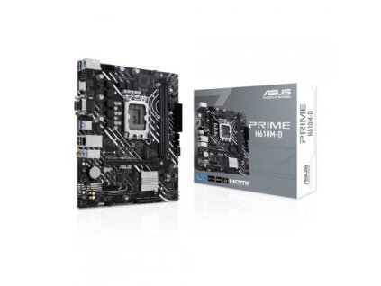 ASUS MB Sc LGA1700 PRIME H610M-D, Intel H610, 2xDDR5, 1xHDMI, 1xVGA, mATX