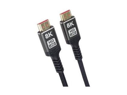 PremiumCord ULTRA HDMI 2.1 High Speed + Ethernet kabel 8K@60Hz,zlacené 1,5m