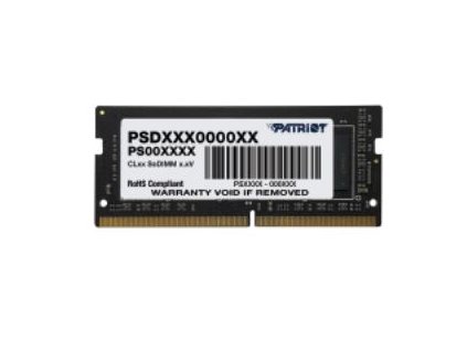 PATRIOT SIGNATURE 16GB DDR4-2666MHz SODIMM CL17 Black, 1x16GB