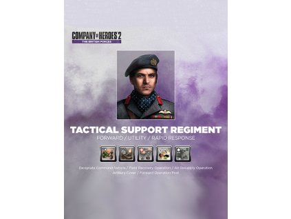 COH 2 - British Commander: Tactical Support Regiment (PC) Steam Key