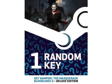 Skúste získať Vampire: The Masquerade - Bloodlines 2 - Random Deluxe Edition 1 Key (PC) Steam Key