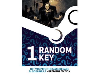 Skúste získať Vampire: The Masquerade - Bloodlines 2 - Random Premium Edition 1 Key (PC) Steam Key