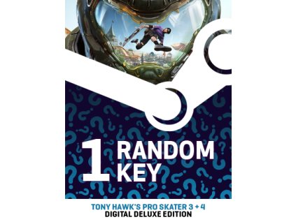 Skúste získať Tony Hawk's Pro Skater 3 + 4 - Random Digital Deluxe Edition 1 Key (PC) Steam Key