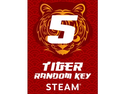 Tiger Random 5 Keys (PC) Steam Key