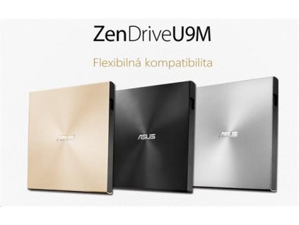 ASUS SDRW-08U9M-U ZenDrive Ext. Slim DVD-RW Gold (Farba Zlatá)