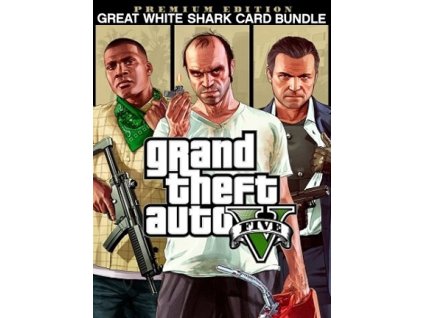 Grand Theft Auto V - Enchanced & Great White Shark Card Bundle (PC) Rockstar Key