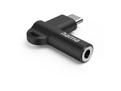 HAMA Audio adaptér, USB-C samec/Jack 3.5mm samica