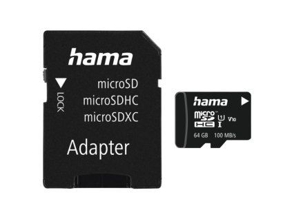 HAMA microSDXC 64 GB 100 MB/s Class 10 UHS-I