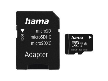 HAMA microSDXC 256 GB 100 MB/s Class 10 UHS-I